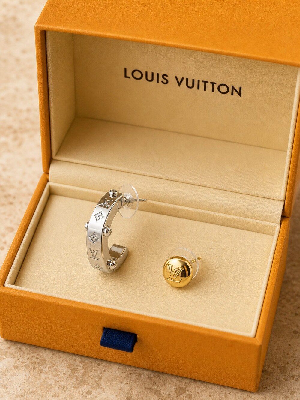 Louis Vuitton Signature Earrings Style 6 | New with Box - Picture 1 of 9